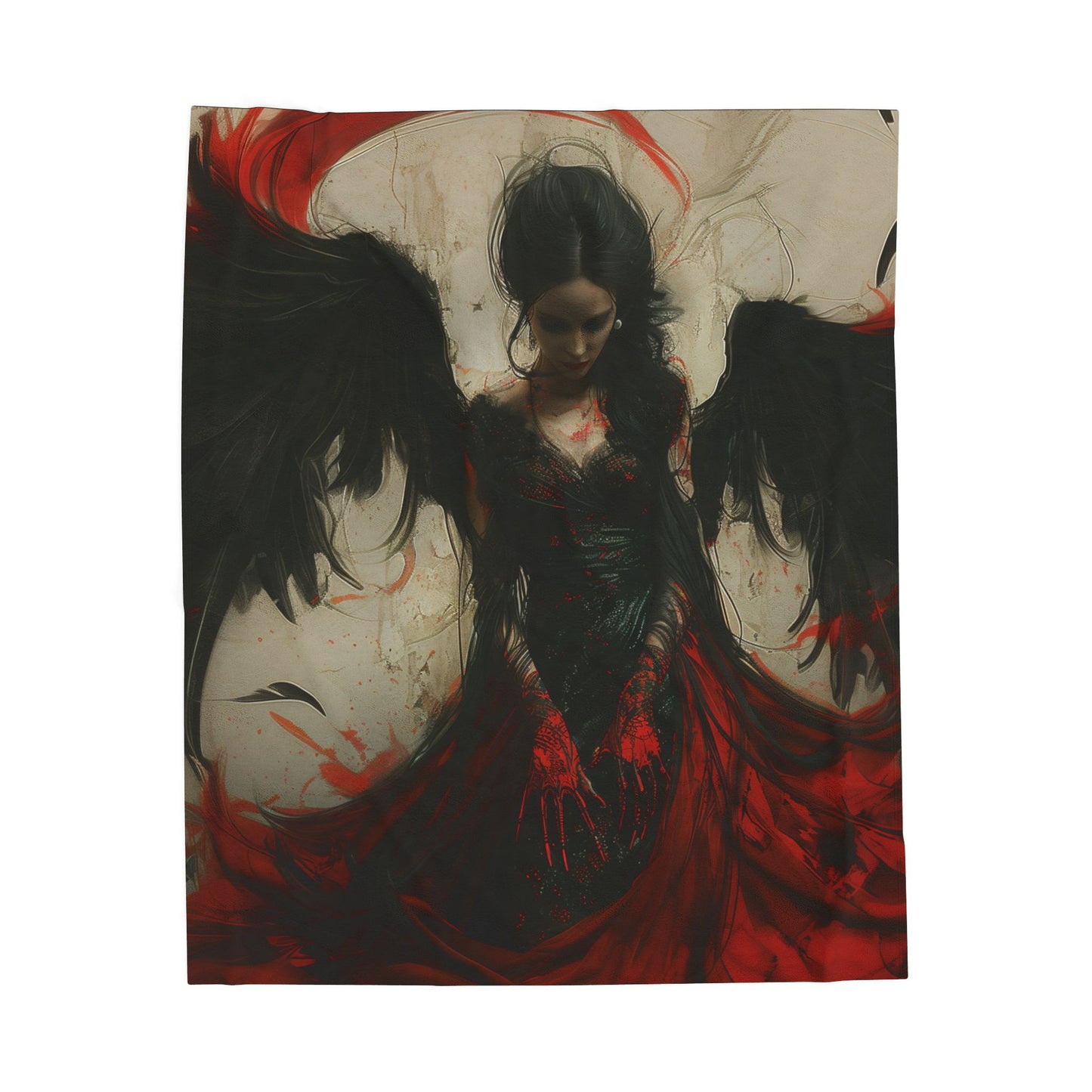 Temptation of a Succubus Velvet Blanket