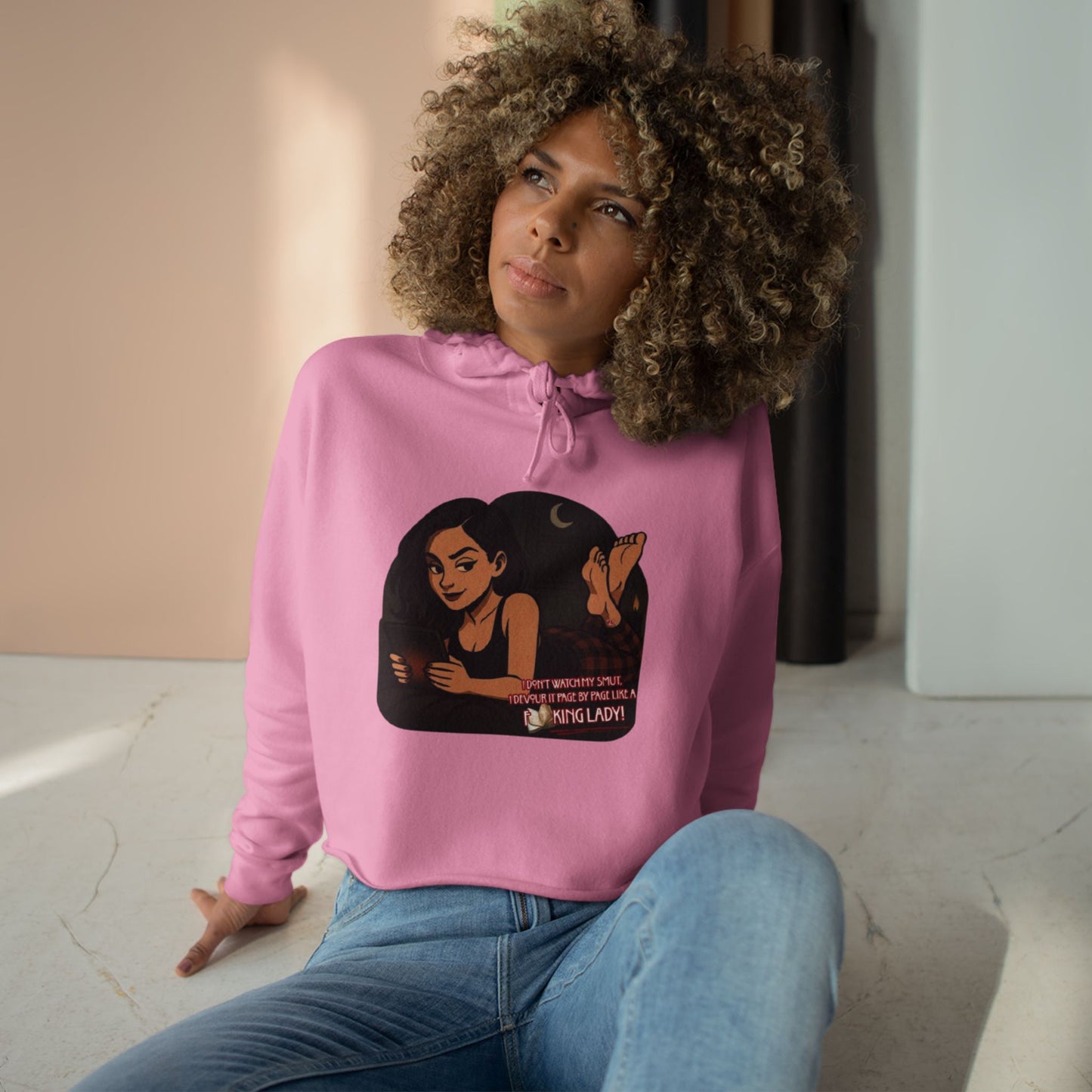 Read my Smut Crop Hoodie