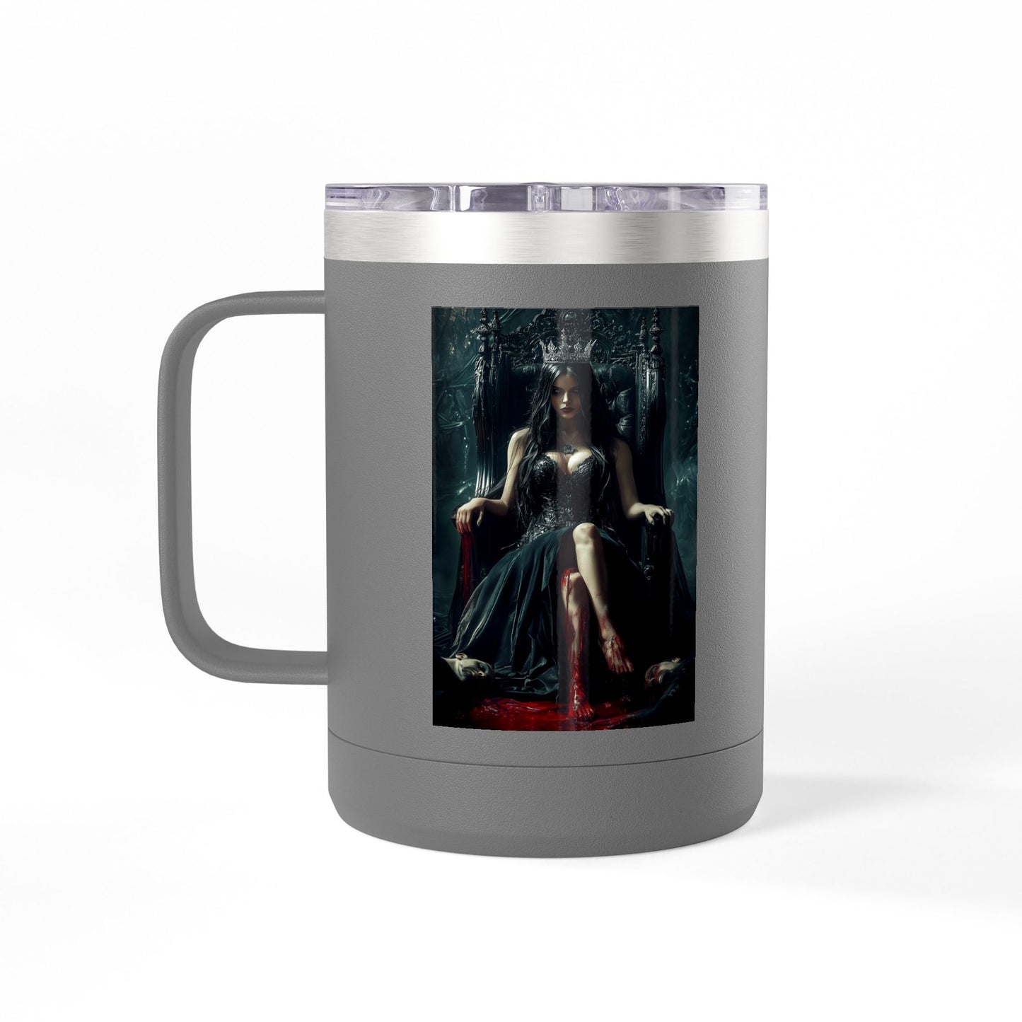 The Crimson Empress Coffee Mug Tumbler, 15oz