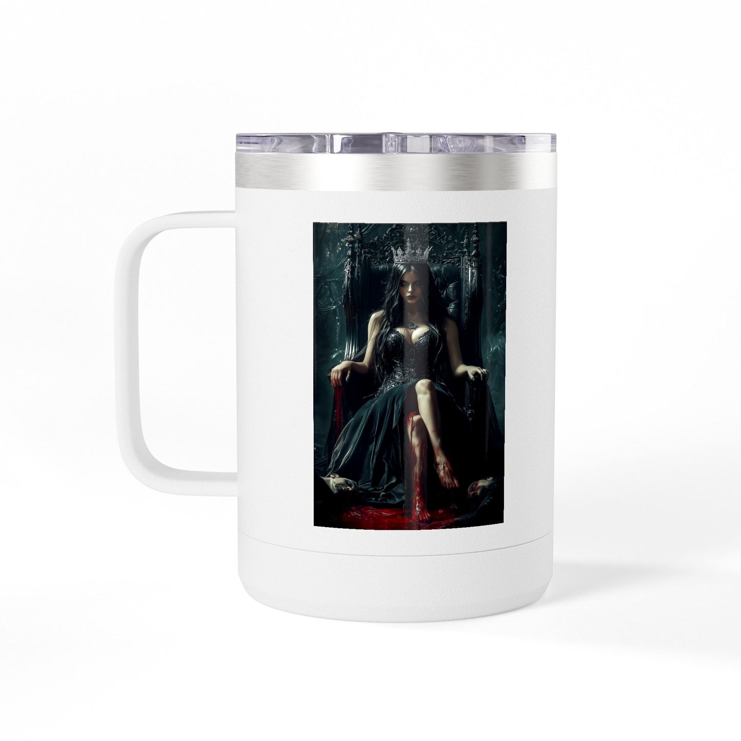 The Crimson Empress Coffee Mug Tumbler, 15oz