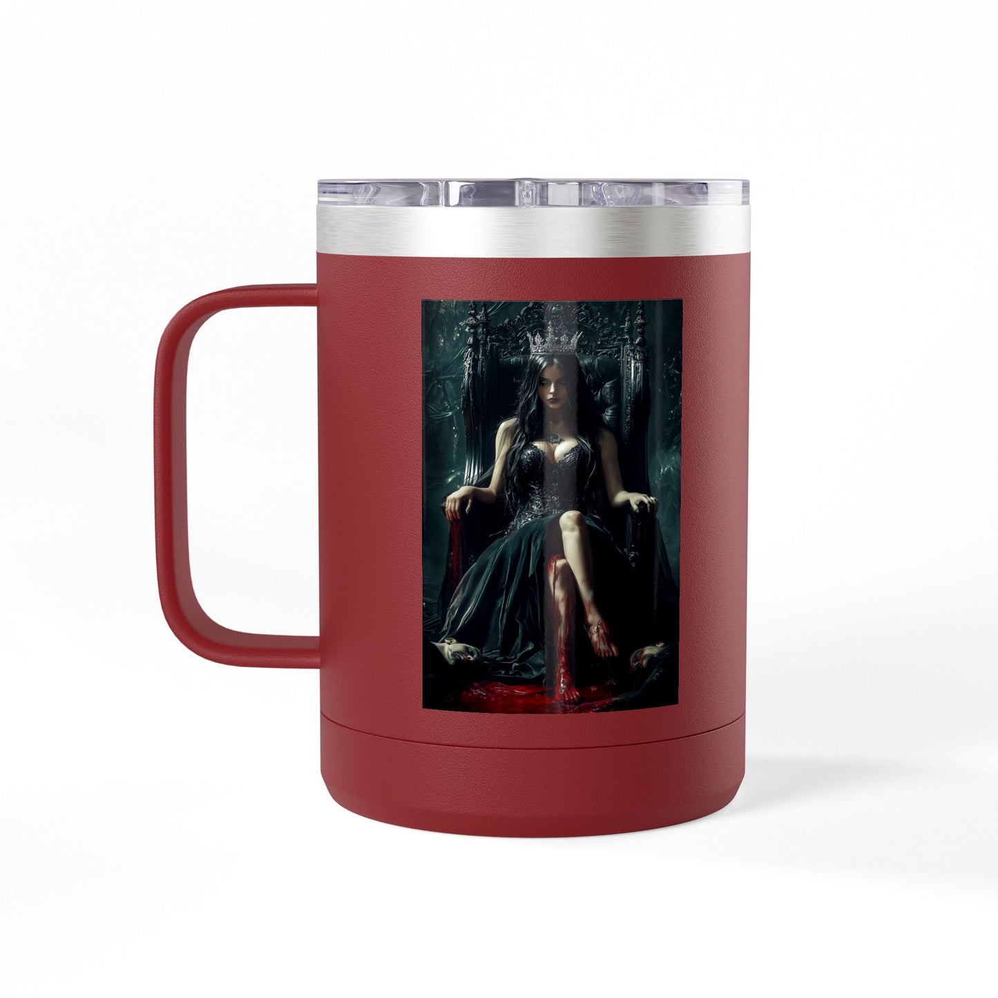 The Crimson Empress Coffee Mug Tumbler, 15oz