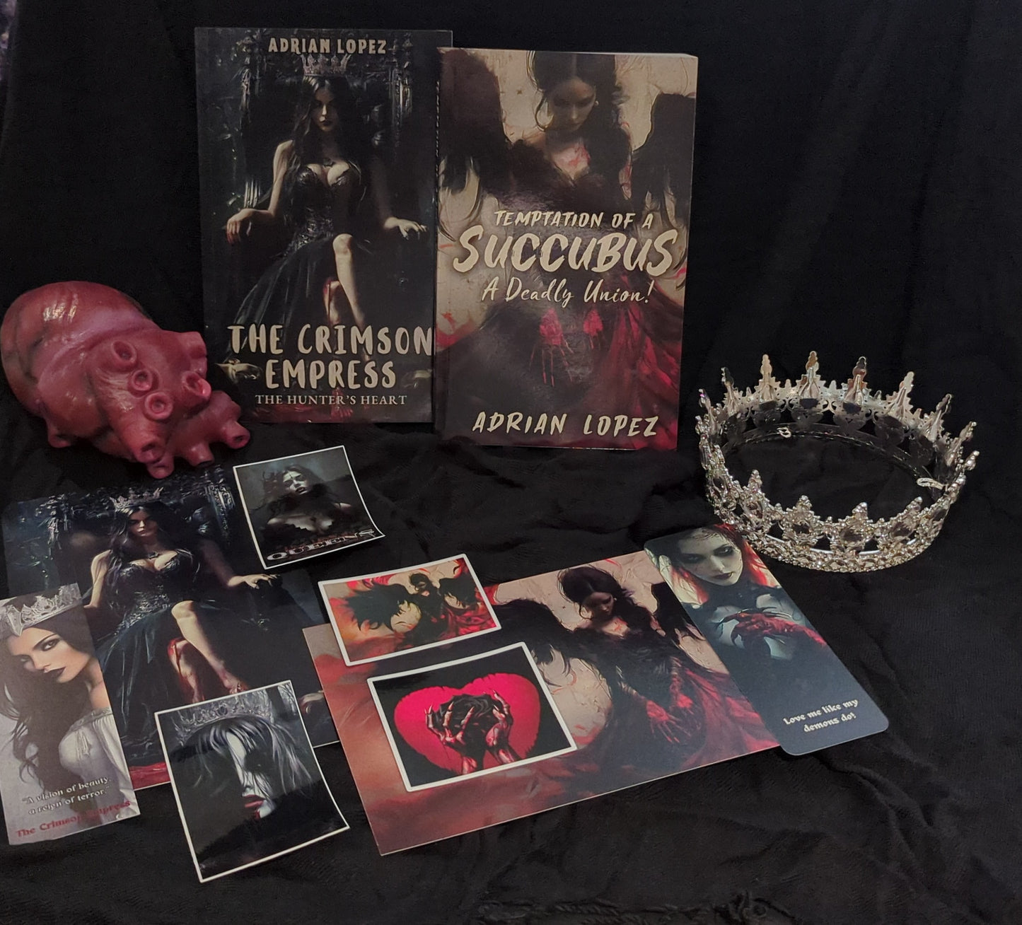 Unholy Queens Collection - Temptation of a Succubus & The Crimson Empress (Both books signed)