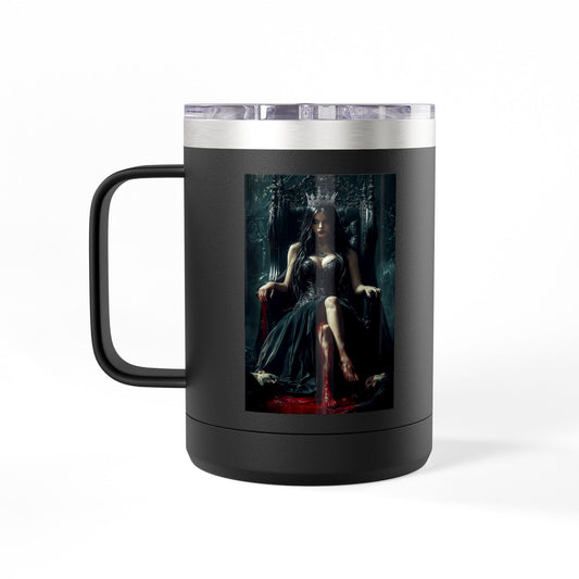 The Crimson Empress Coffee Mug Tumbler, 15oz