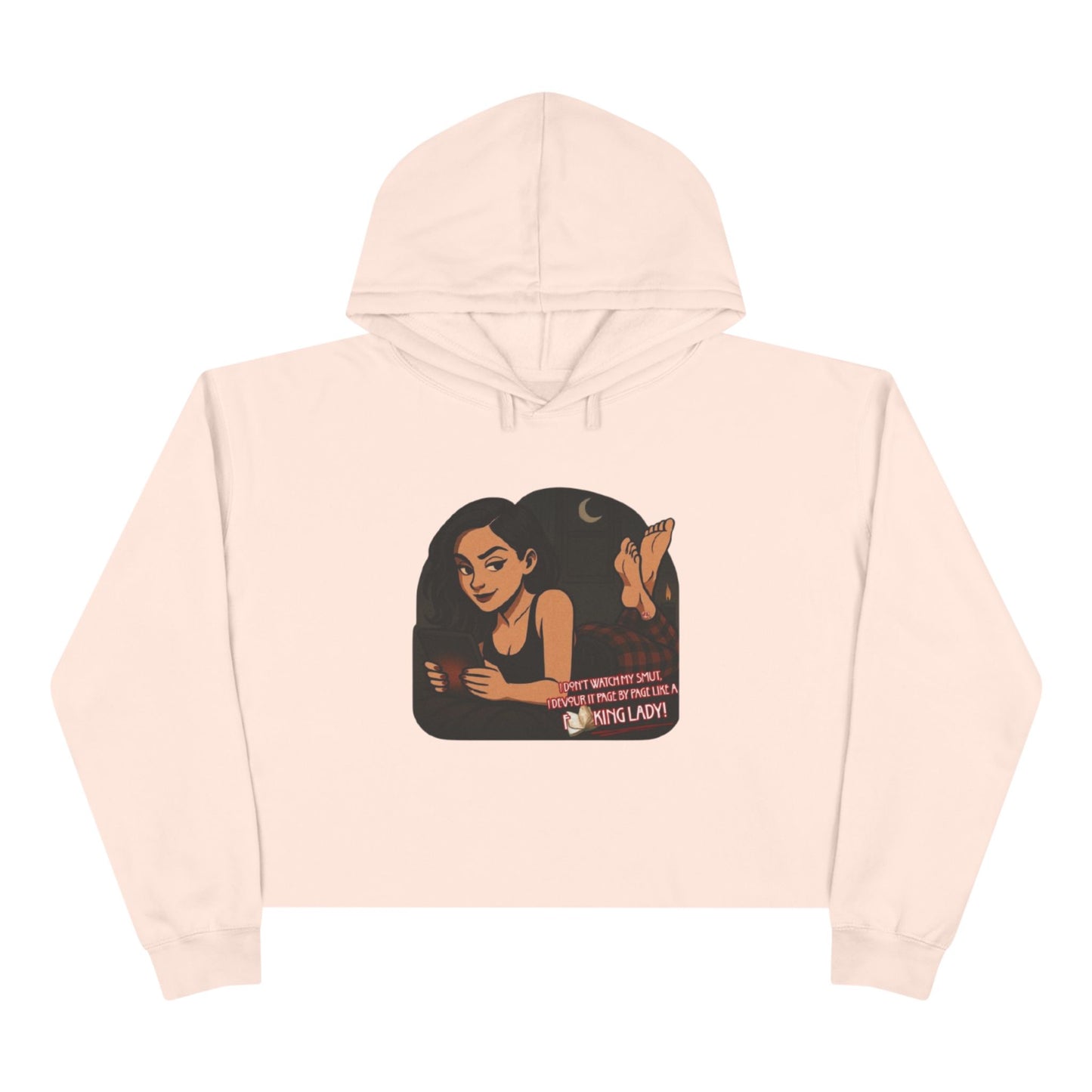 Read my Smut Crop Hoodie
