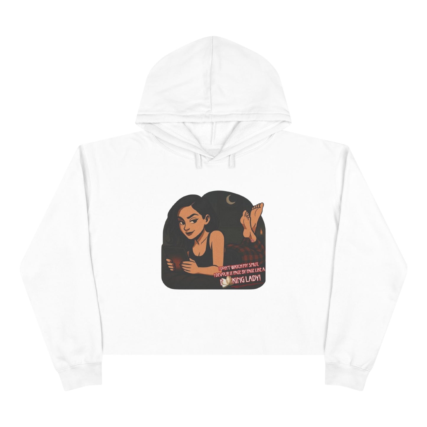 Read my Smut Crop Hoodie